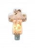 Porcelain "Trust in the Lord" Cross Night Light with Gift Box